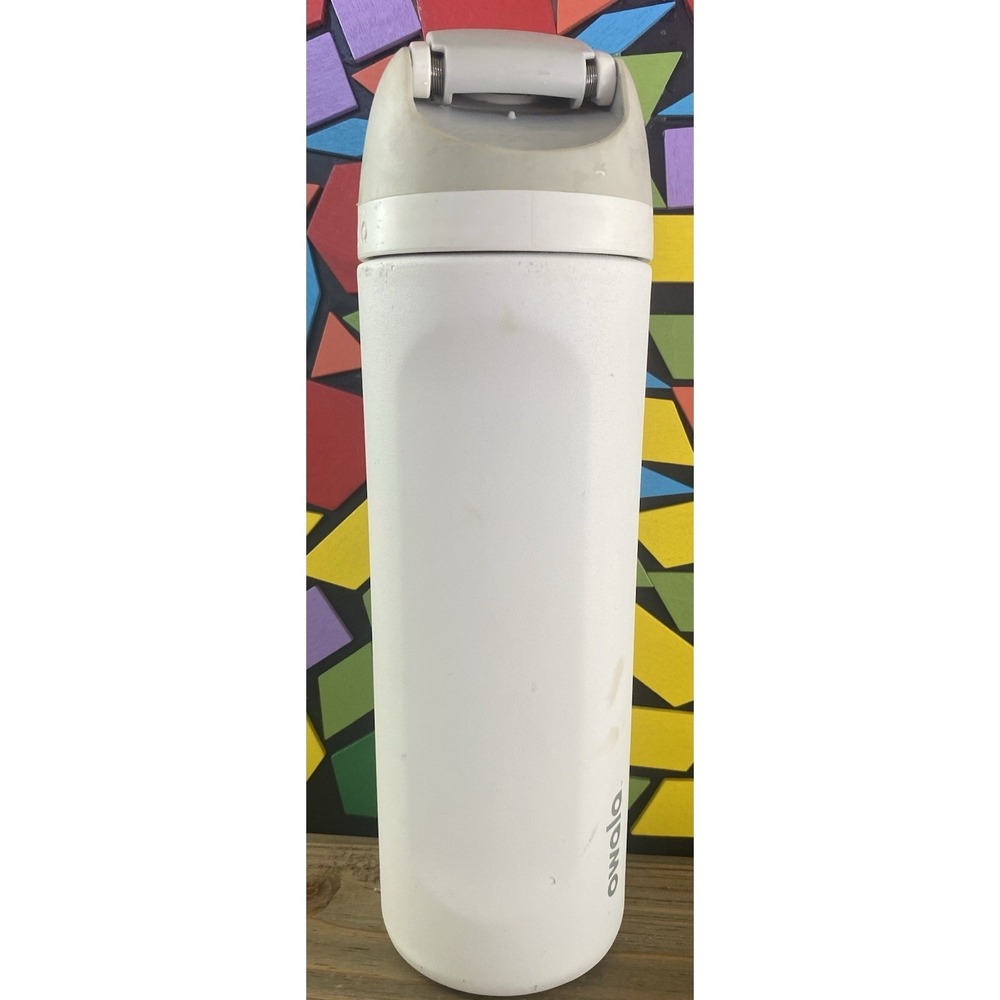Owala Free Sip Marshmallow White 24 Oz Water Bottle‎ No Straw